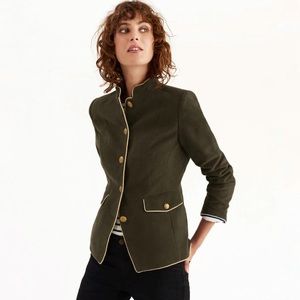 Joules Alberta Blazer Military Style Army Green